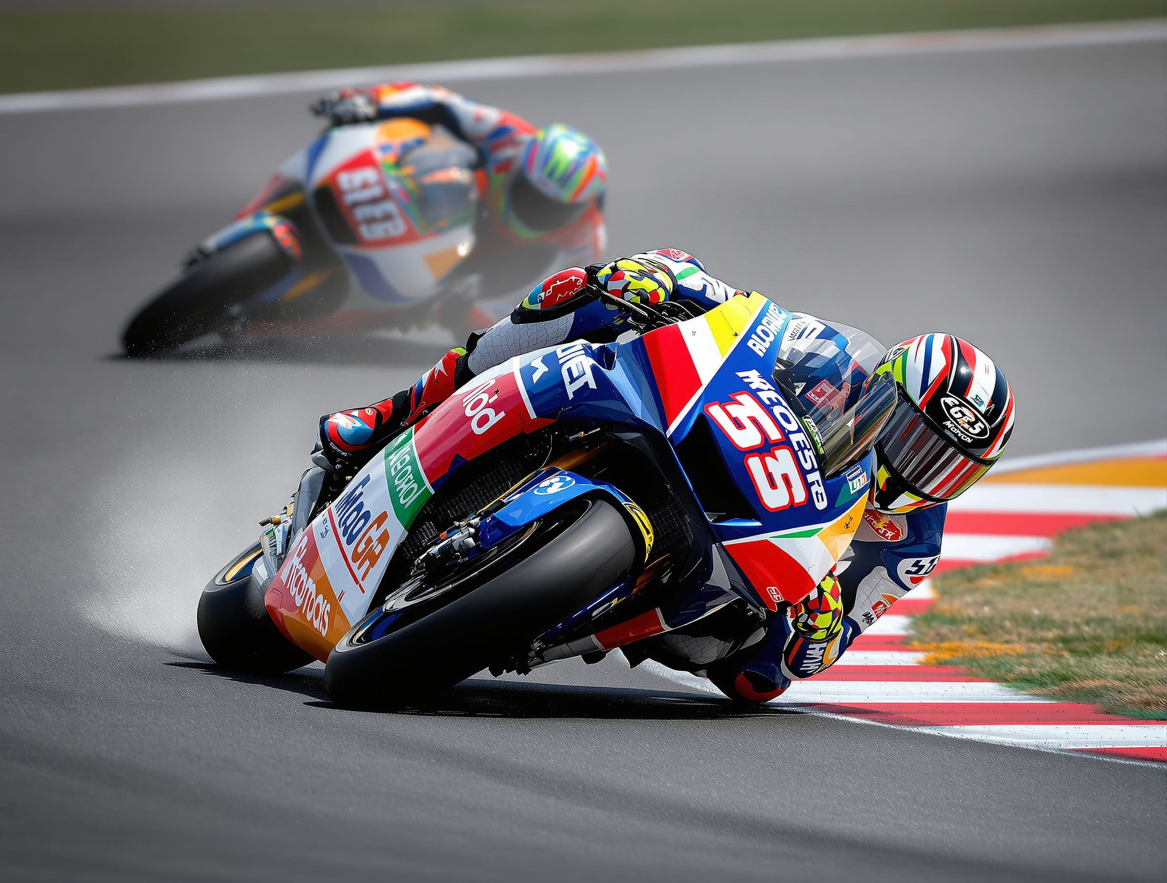 MotoGP track action